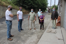 Rubén Arroxo y Alexandre Penas visitan Castelo, donde se están llevando adelante varias intervenciones Rubén Arroxo y Alexandre Penas visitan Castelo, donde se están llevando adelante varias intervenciones
