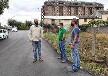 Avanza a buen ritmo la renovación del firme de varios viales de as Gándaras
