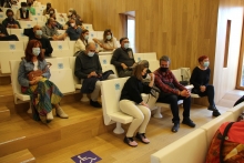 Rubén Arroxo, Maite Ferreiro y Cristina López, participaron en la nueva edición "Letra das Festas" Rubén Arroxo, Maite Ferreiro y Cristina López, participaron en la nueva edición "Letra das Festas"