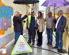 Lara Méndez humanizará las nuevas peatonalizaciones en Recatelo atendiendo a las peticiones del vecindario a través del Dito e Feito