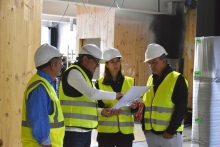 Lara Méndez ensalza el uso integral de madera en el nuevo hotel de Santo Domingo que potencia también su atractivo turístico