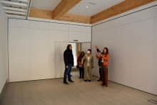 Lara Méndez ultima la próxima apertura del Centro Social que, desde Lamas de Prado, atenderá a una población de 20.000 personas