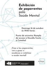 O executivo de Lara Méndez convida a normalizar os problemas de saúde mental cun acto simbólico no ceo da Catedral