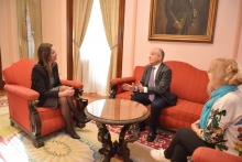Lara Méndez enxalza o papel da comunidade inmigrante en Lugo ante o novo cónsul xeral da República Arxentina en Vigo