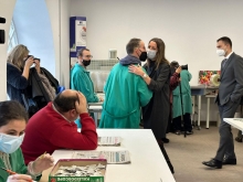 Lara Méndez desea éxito a Aspnais en su nueva sede ubicada en el antiguo hospital San José, rehabilitado con la colaboración del Ayuntamiento