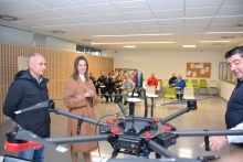 La Alcaldesa de Lugo clausuró un curso de manejo de drones en el que participaron 15 policías municipales