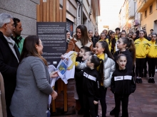 Lara Méndez converte a rúa do Esquecemento na primeira rúa de Galicia museo da arte urbana ao aire libre