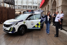 A Policía Local incorpora un novo vehículo híbrido que xa estará operativo durante o Arde Lvcvs para garantir a seguridade cidadá