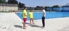 Más de 8.000 lucenses escogieron la piscina de Frigsa para refrescarse durante el mes de julio