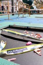 El Ayuntamiento denuncia actos vandálicos en el parque infantil de Campo Castelo y le pide a la ciudadanía respecto a los espacios públicos