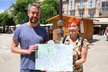 A Tenencia de Alcaldía lanza unha nova edición dos planos turísticos de Lugo