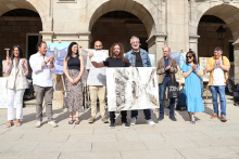 Celébrase o XXIV Certame de Pintura Rápida ao Aire Libre Cidade de Lugo coa participación de 40 artistas