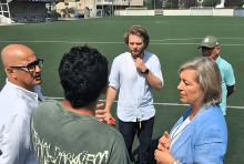 El Ejecutivo de Paula Alvarellos refuerza su compromiso con el tejido deportivo a través de mejoras en las instalaciones municipales