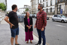 Rubén Arroxo anuncia a renovación do asfalto da avenida Anxo López Pérez