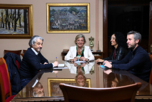Paula Alvarellos propón distinguir a Xesús Alonso Montero e Rafael de Vega como Fillos Adoptivos da Cidade de Lugo