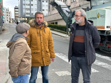 Continúa la renovación del firme de las rúas Celso Emilio Ferreiro, Tino Prados y Xosé Crecente Vega Continúa la renovación del firme de las rúas Celso Emilio Ferreiro, Tino Prados y Xosé Crecente Vega