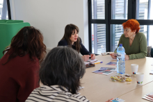 Maite Ferreiro participó en la mesa institucional para el seguimiento del programa CaixaProinfancia en la ciudad de Lugo celebrada en el día de hoy