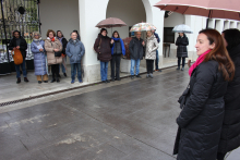 El Cemiterio Municipal de San Froilán acogió una nueva edición de los Paseos Teatralizados