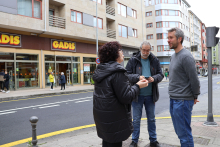 Rubén Arroxo informa que a Tenencia de Alcaldía completou a renovación do asfalto da avenida da Coruña