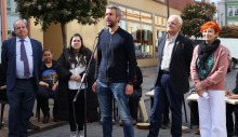 Cantareira completa el paseo das Palabras do Ano con un acto de inauguración que contó con la presencia de Víctor Freixanes