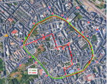 Infraestructuras elabora el plan de tráfico de la marcha ciclista por el 25º aniversario de la Muralla como Patrimonio de la Humanidad