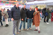 Rubén Arroxo e Maite Ferreiro visitan o XuvenLugo