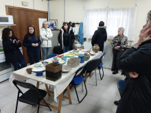 Cristina López visita Galegos donde terminó el curso de cerámica organizado por el Área de Participación y la Vicepresidencia de la Diputación Cristina López visita Galegos donde terminó el curso de cerámica organizado por el Área de Participación y la Vicepresidencia de la Diputación