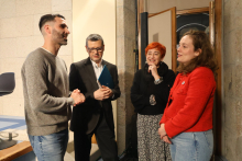 Maite Ferreiro asiste al coloquio sobre los videoclips nominados a los XXIV Premios Mestre Mateo