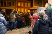 Rubén Arroxo y Alexandre Penas se reúnen con vecinas y vecinos de la calle Manuel Murguía