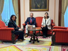 A alcaldesa de Lugo mantén un encontro co decano do Colexio de Enxeñeiros de Camiños de Galicia para avanzar nas propostas de recoñecemento a Tomás Notario Vacas