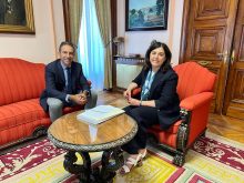 Elena Candia e Alfonso Villares analizan a situación dos proxectos da Xunta en Lugo e acordan reunións periódicas de seguimento