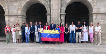 O Concello de Lugo gardou hoxe un minuto de silencio en memoria das vítimas do terremoto rexistrado en Venezuela, sumándose ao chamamento da Federación Galega de Municipios e Provincias (FEGAMP)