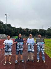 LUGO ACOLLE A PRESENTACIÓN DA PROBA DEPORTIVA "GAMES SERIES" QUE SE CELEBRARÁ ESTE DOMINGO NAS PISTAS DE ATLETISMO CON MÁIS DE 300 ATLETAS INSCRITOS