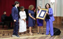 Lugo rende homenaxe a Fernando Ónega co seu nomeamento como Fillo Adoptivo da Cidade