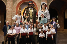 Elena Candia pregoa o San Froilán de Nou Barris, en Barcelona