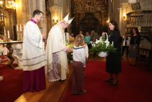 A Corporación Municipal cumpre coa tradicional ofrenda a San Froilán na Catedral de Lugo